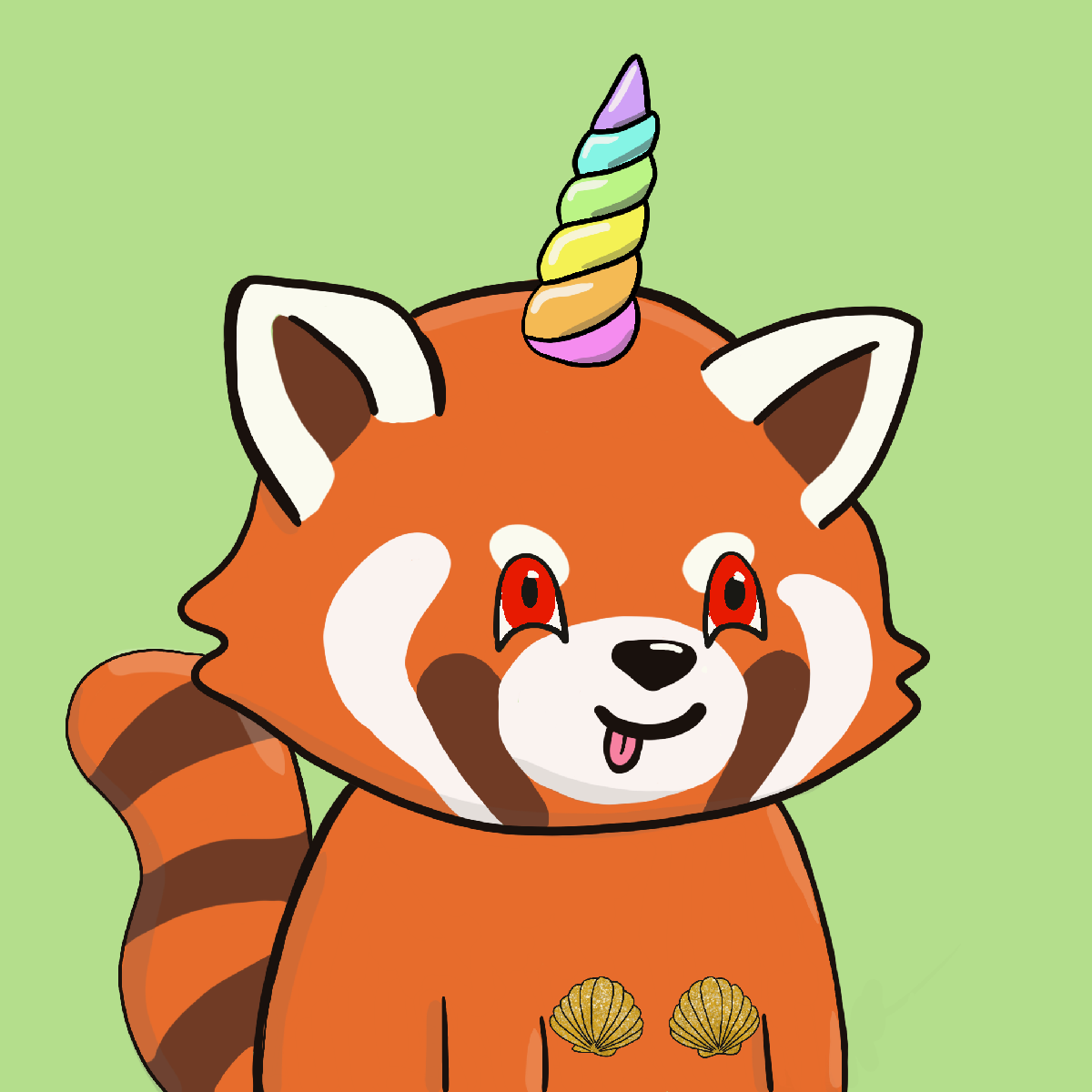 Okay Red Panda #6696