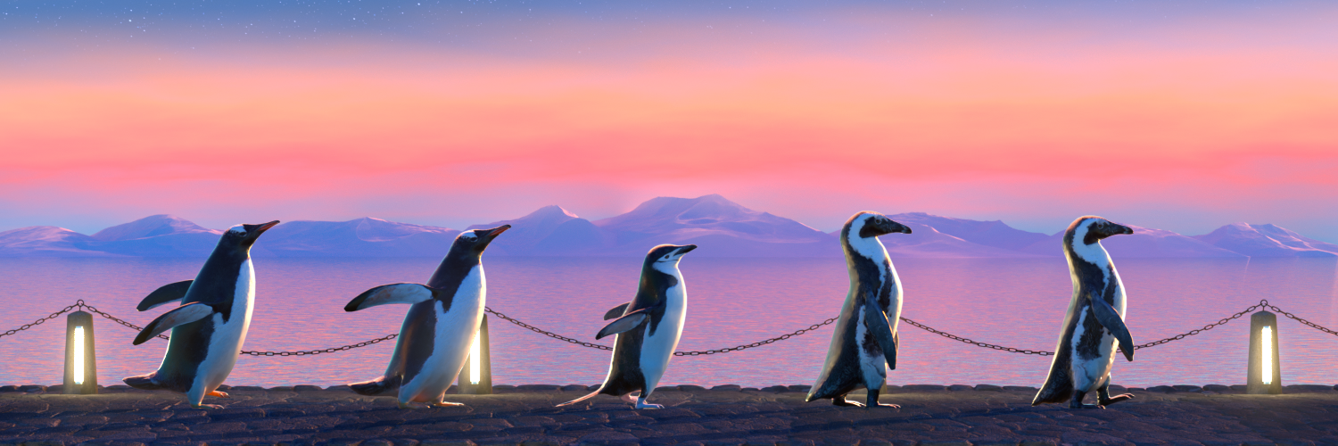 Five Penguins #1641