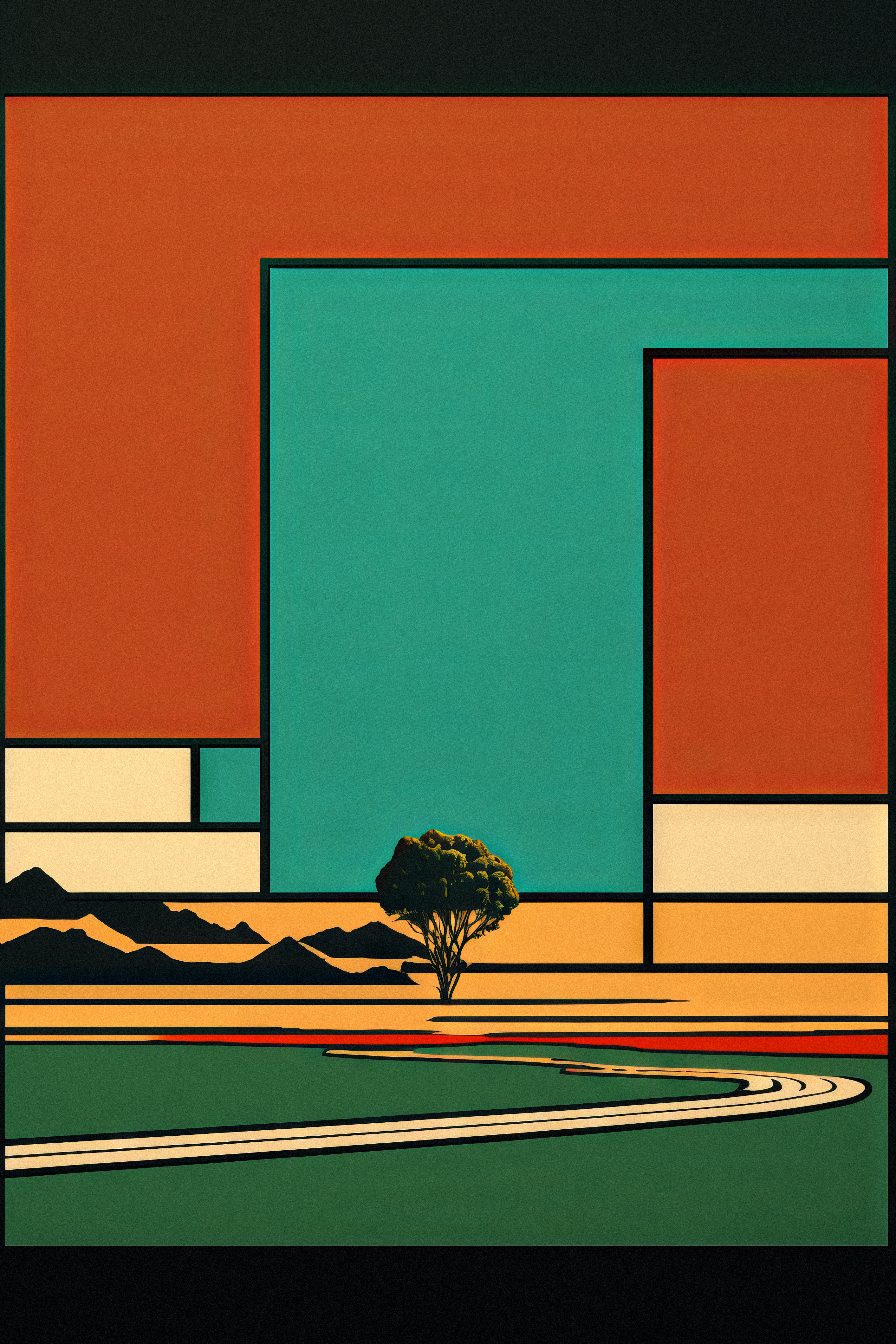 Mondrianesque #17/17