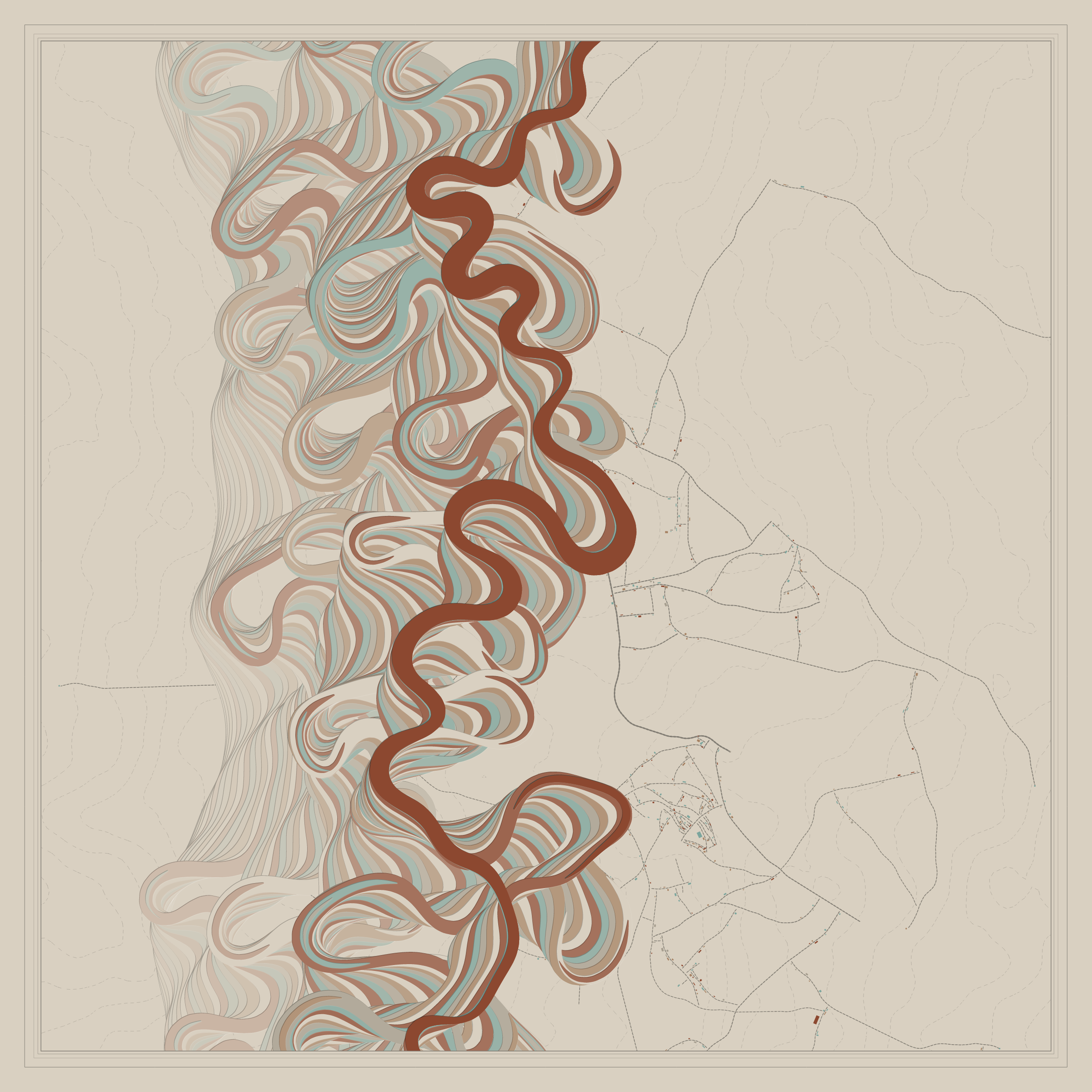 Ancient Courses of Fictional Rivers #146