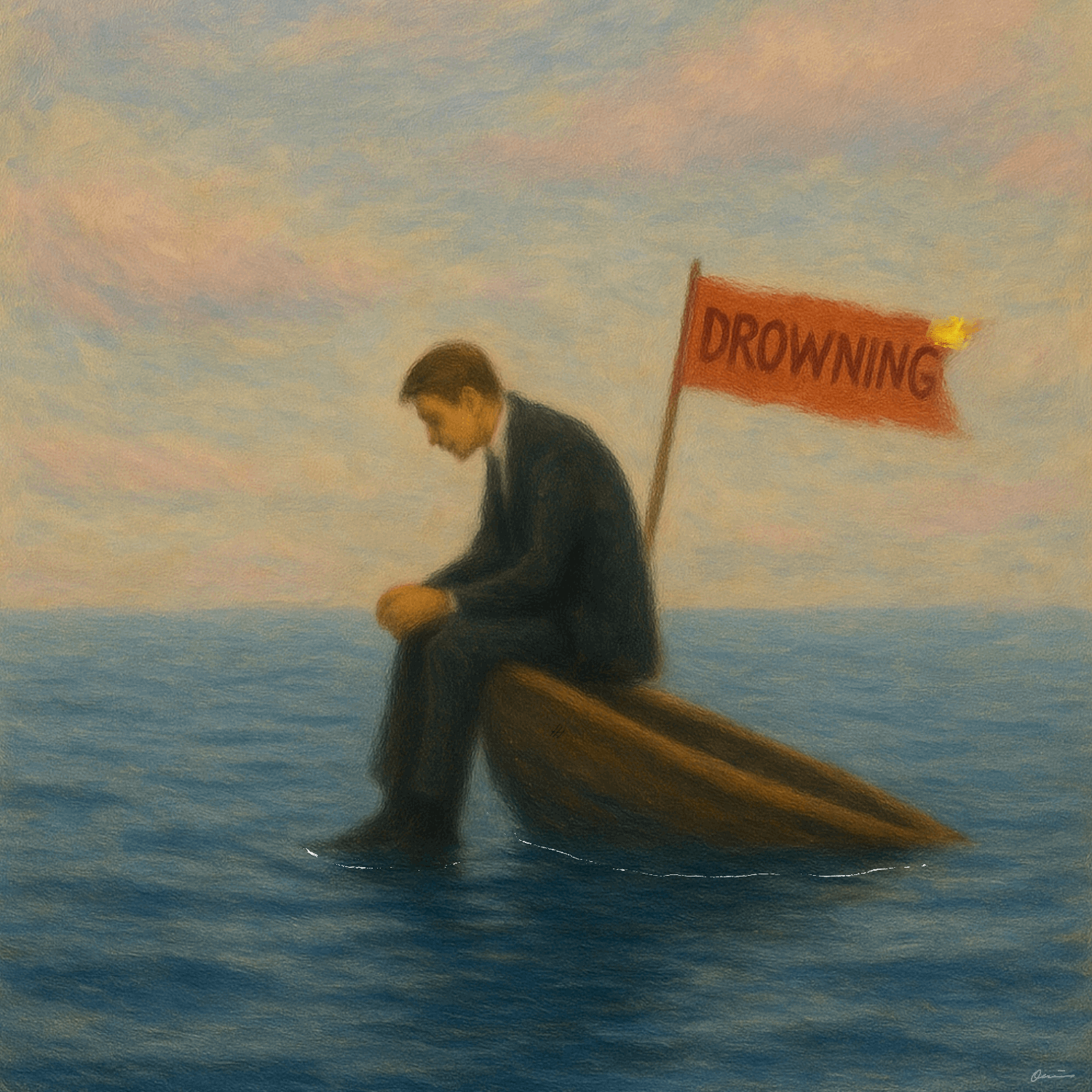 Sinking point.