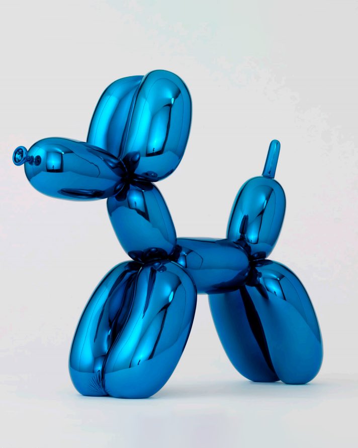 Broken Balloon Dog (BLUE)