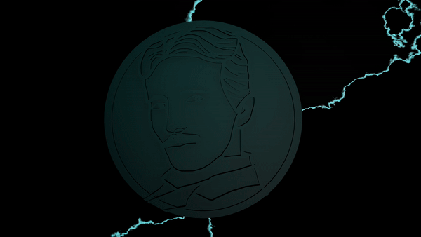 Nikola Tesla Electric Coin