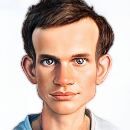 Caricature Vitalik Buterin