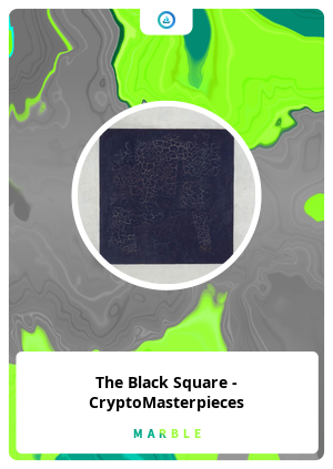 The Black Square - CryptoMasterpieces 