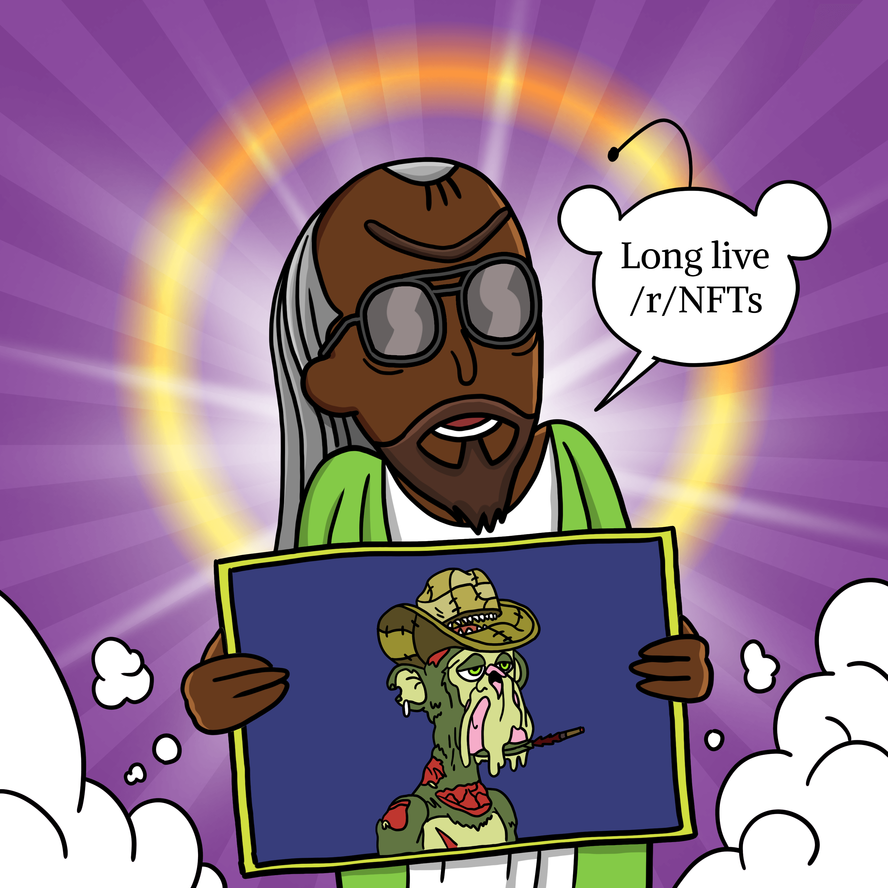 God Blesses NFTees #1697