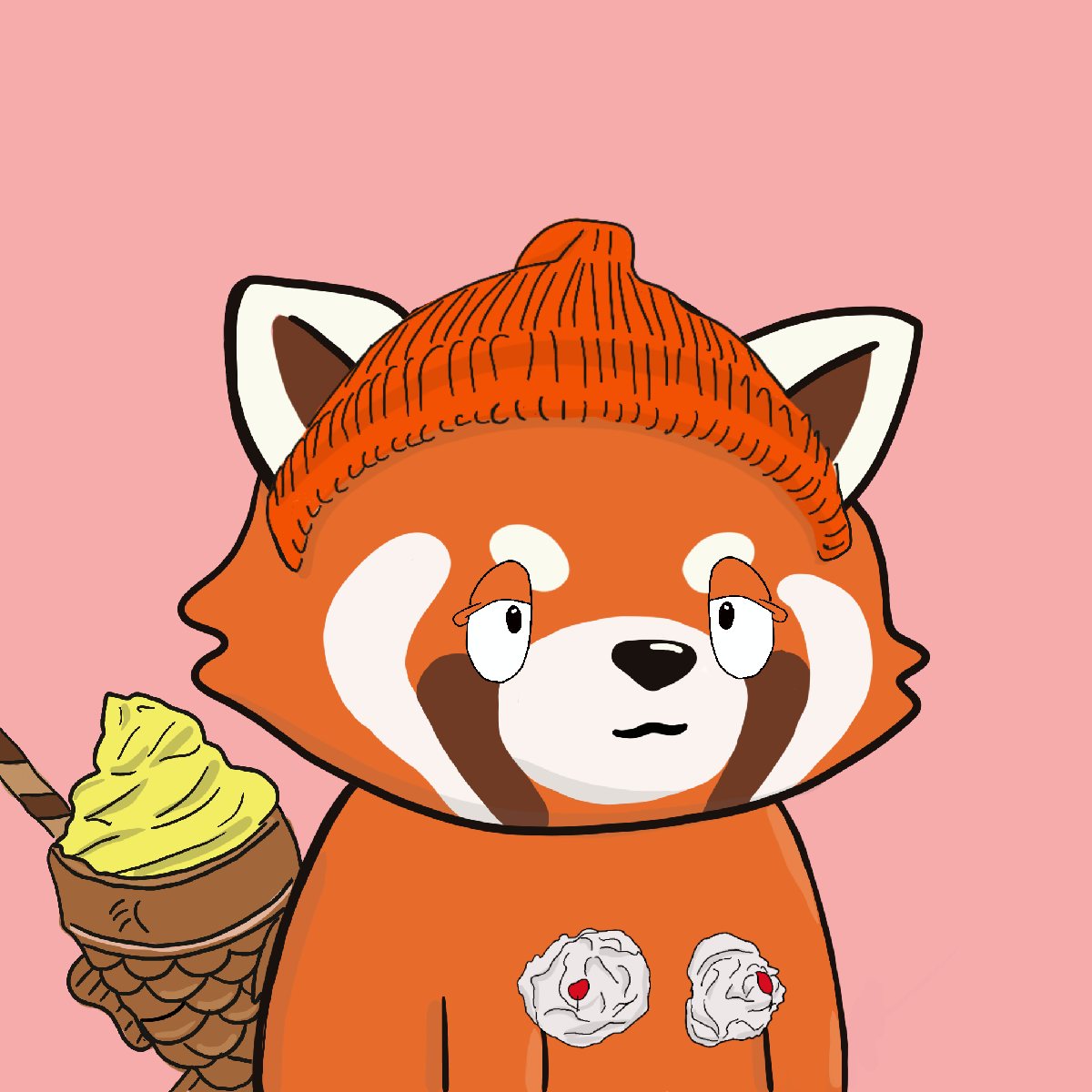 Okay Red Panda #6765
