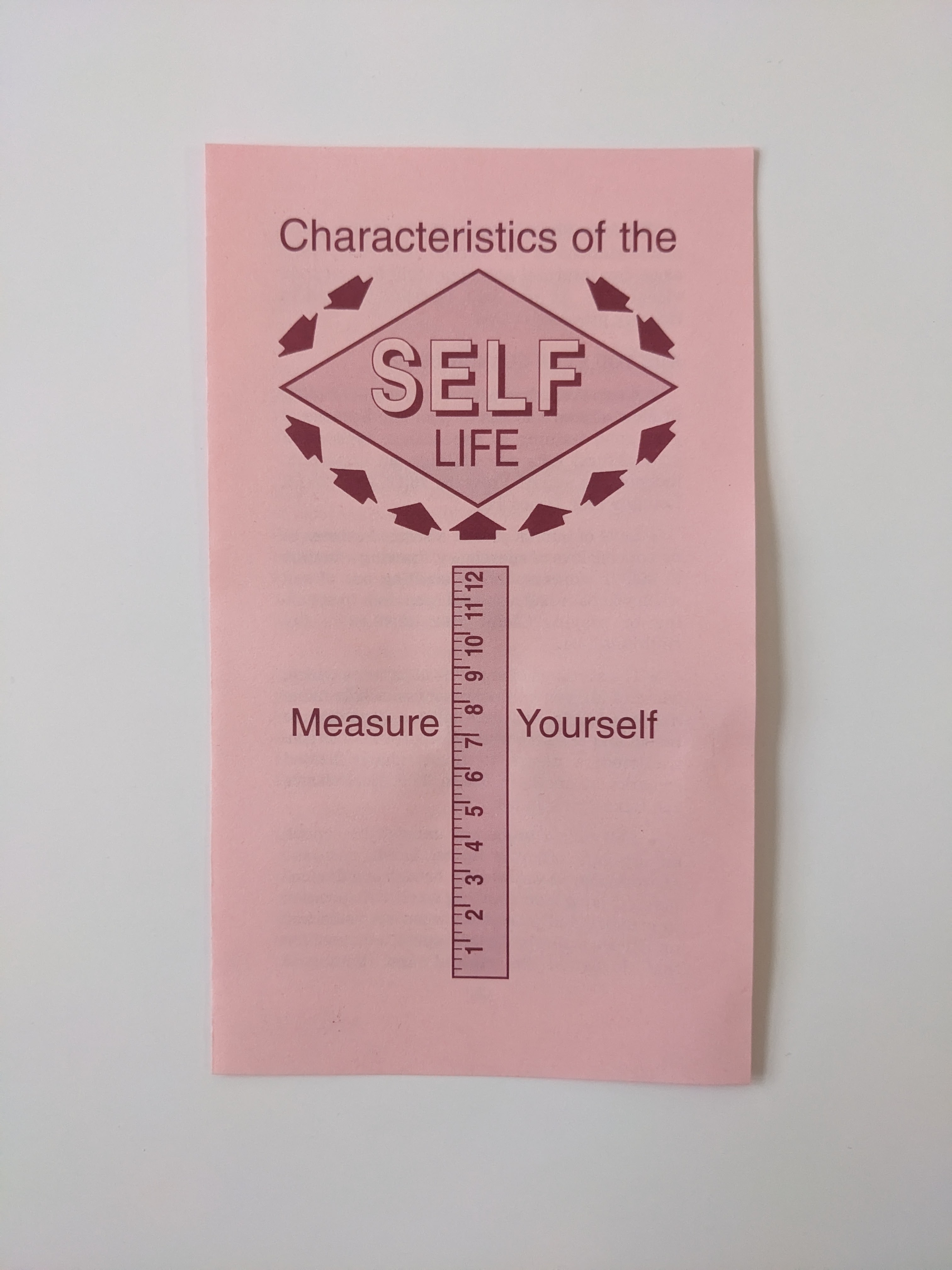 Characteristics of the SELF LIFE