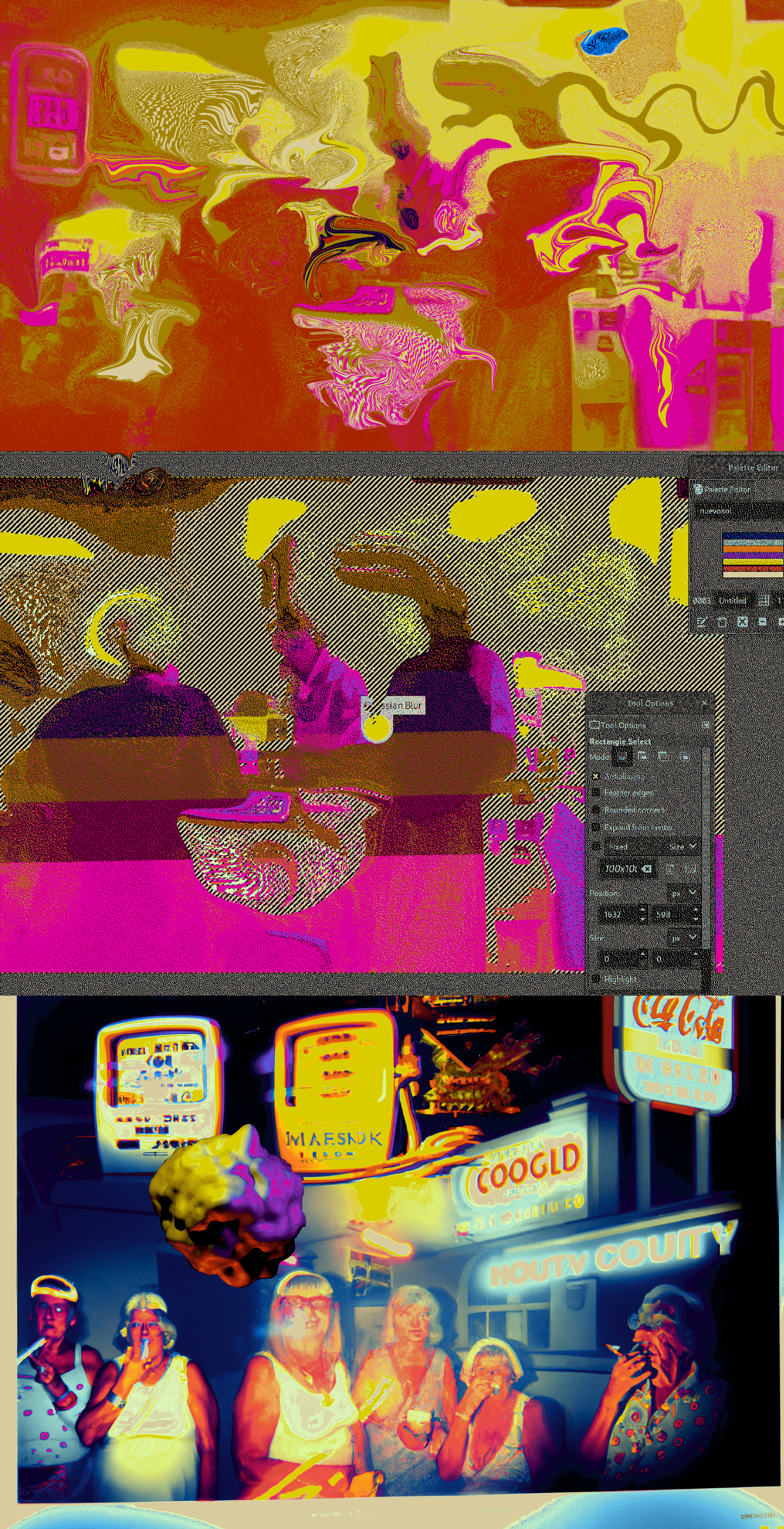 grannies at the gas station  #2/25