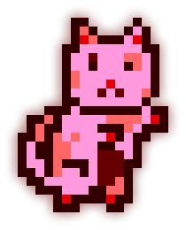 MoonCat #2525: 0x00da7f0c0c (accessorized)