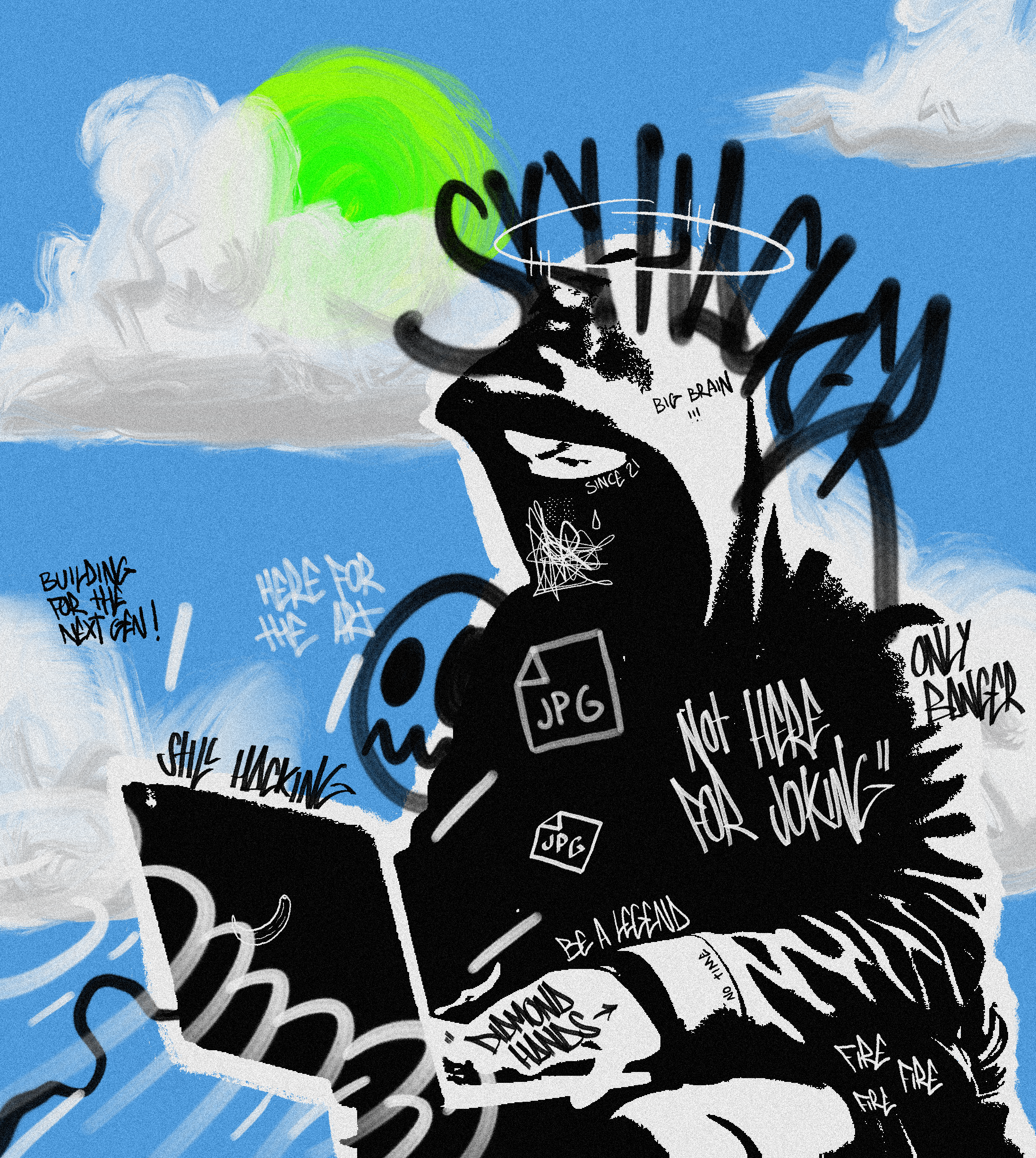 Hacking during the green sun 