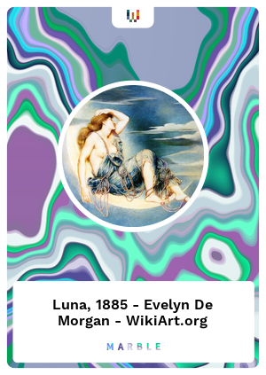 Luna, 1885 - Evelyn De Morgan - WikiArt.org