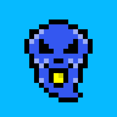 Kawaii SKULL #8543