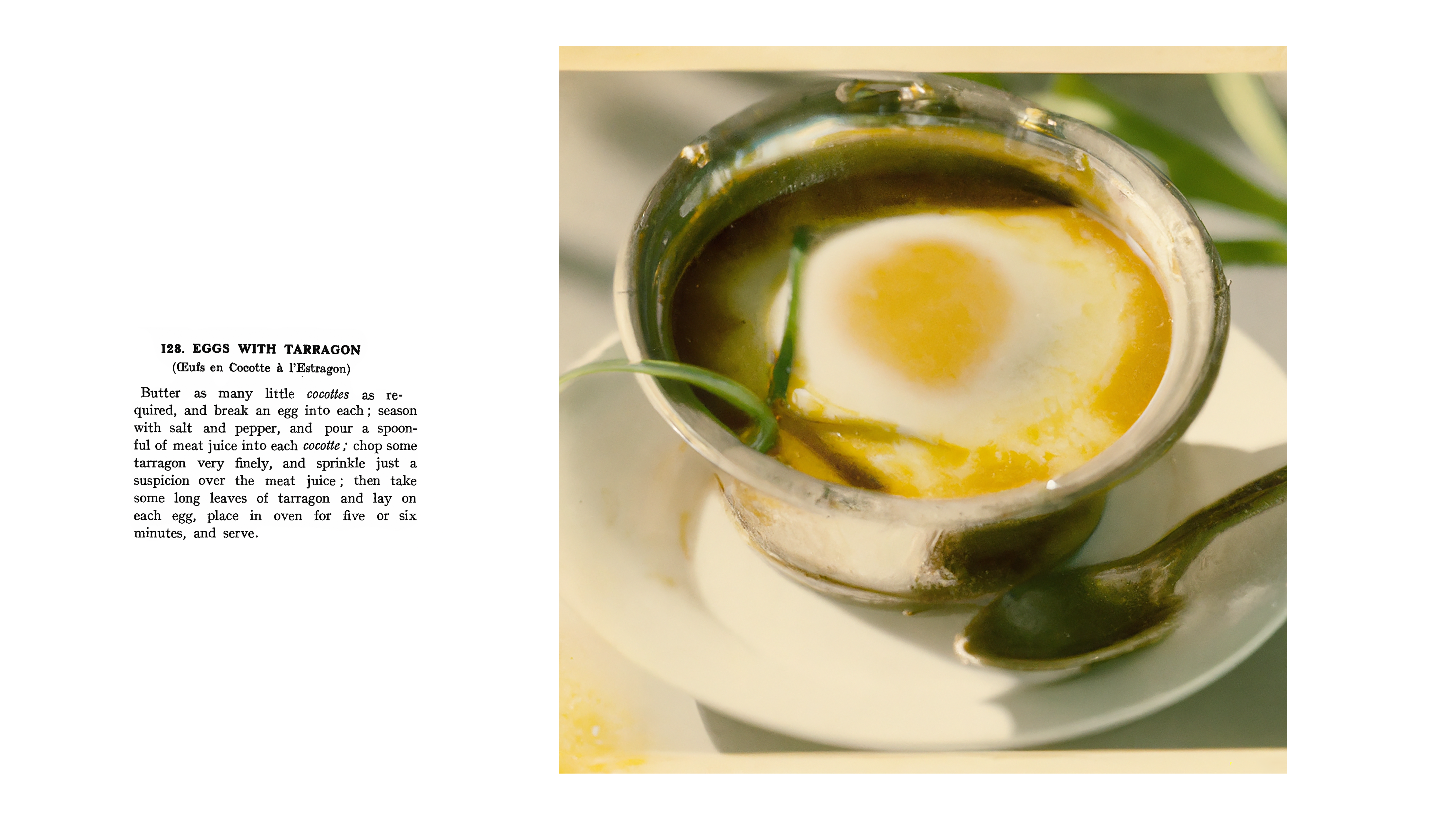 128. EGGS WITH TARRAGON