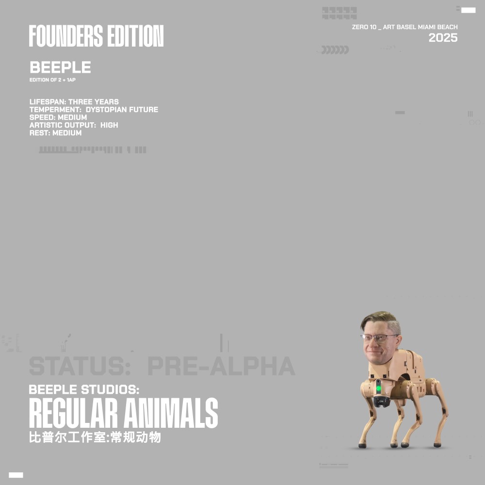 REGULAR ANIMAL _ BEEPLE #1