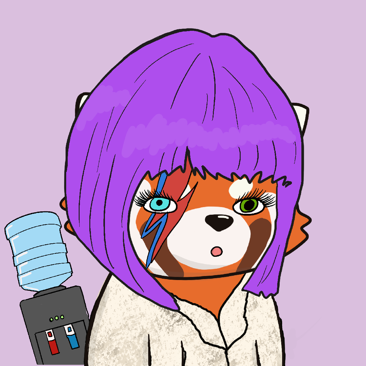 Okay Red Panda #7048