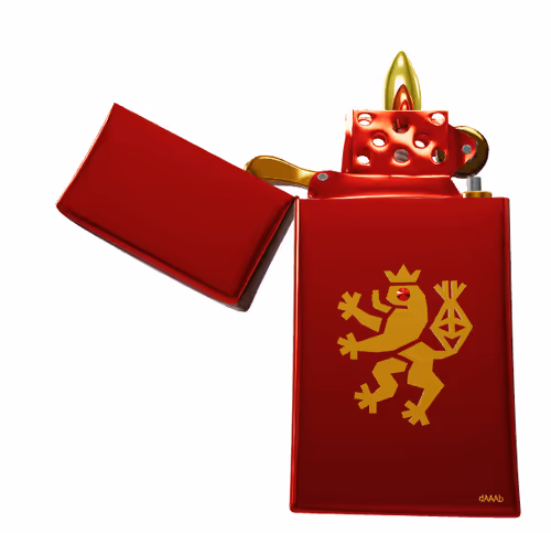 Redlioneye Gazette Exclusive Custom Zippo