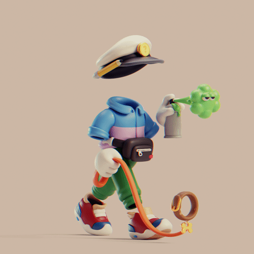 Invisible Friends 3D #1790