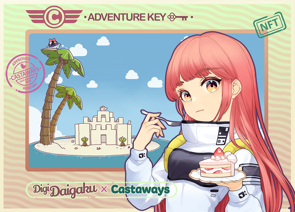 DigiDaigaku Genesis Adventure Key Castaways #1314 - Soleil