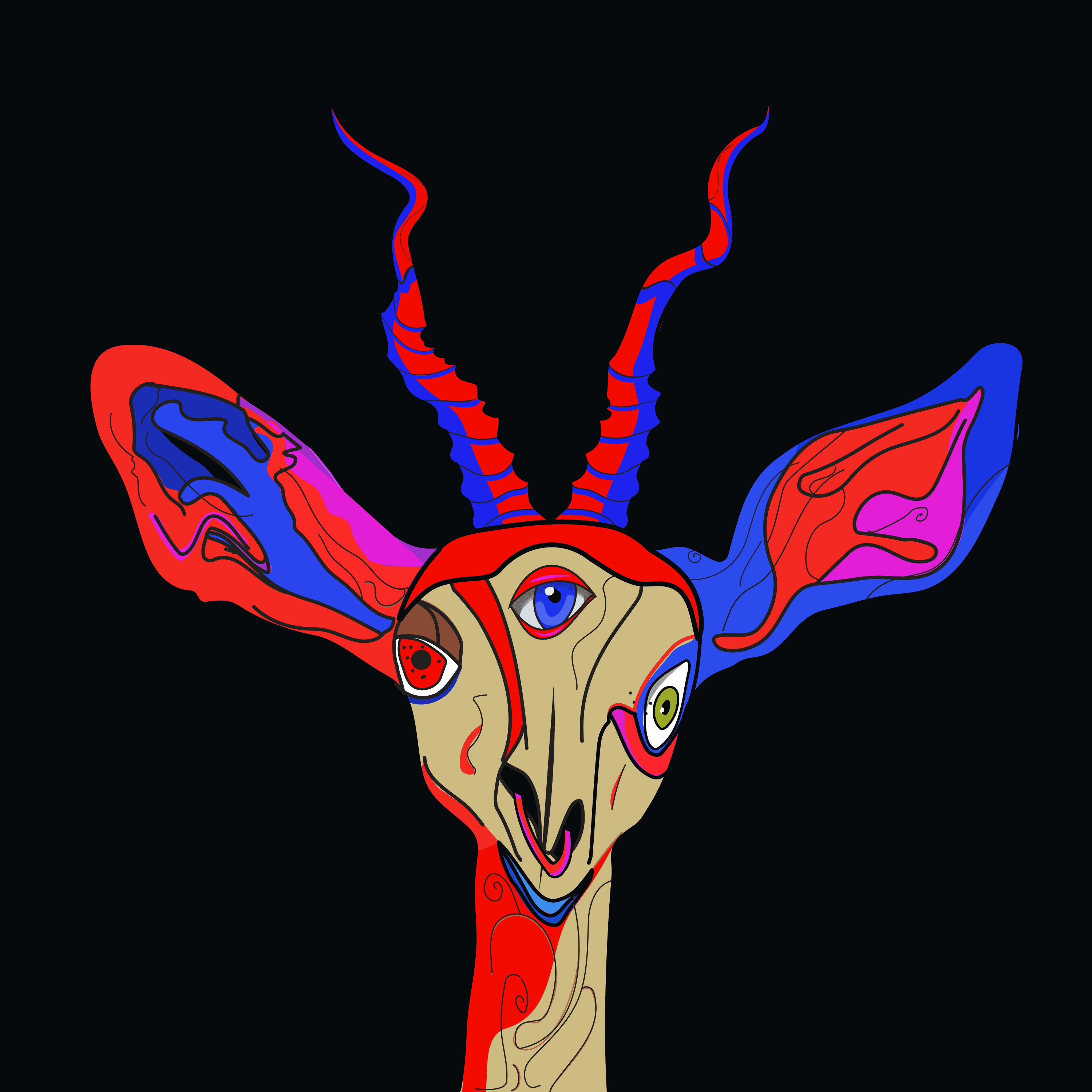 Cursed deer #0250