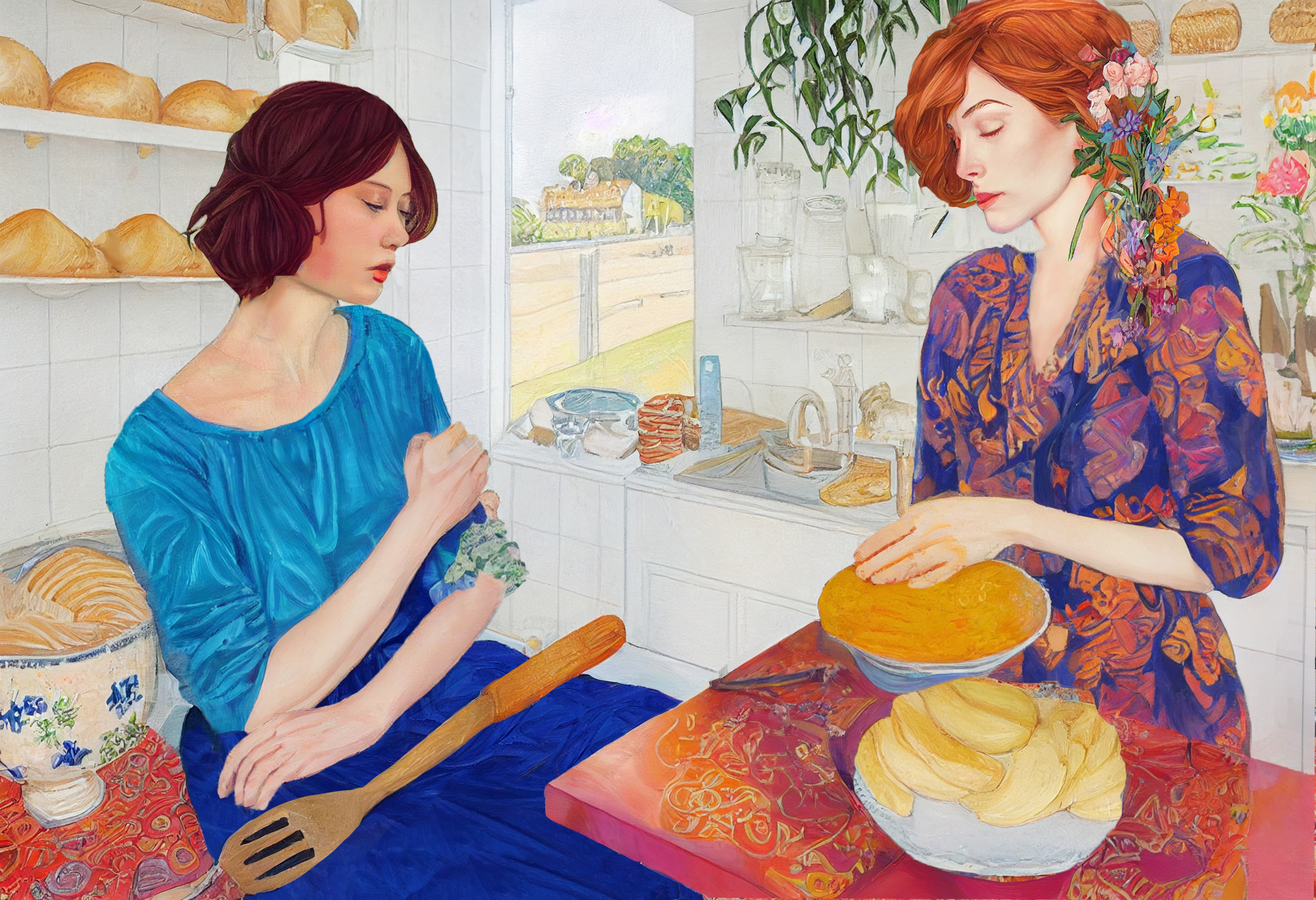 Baking pie