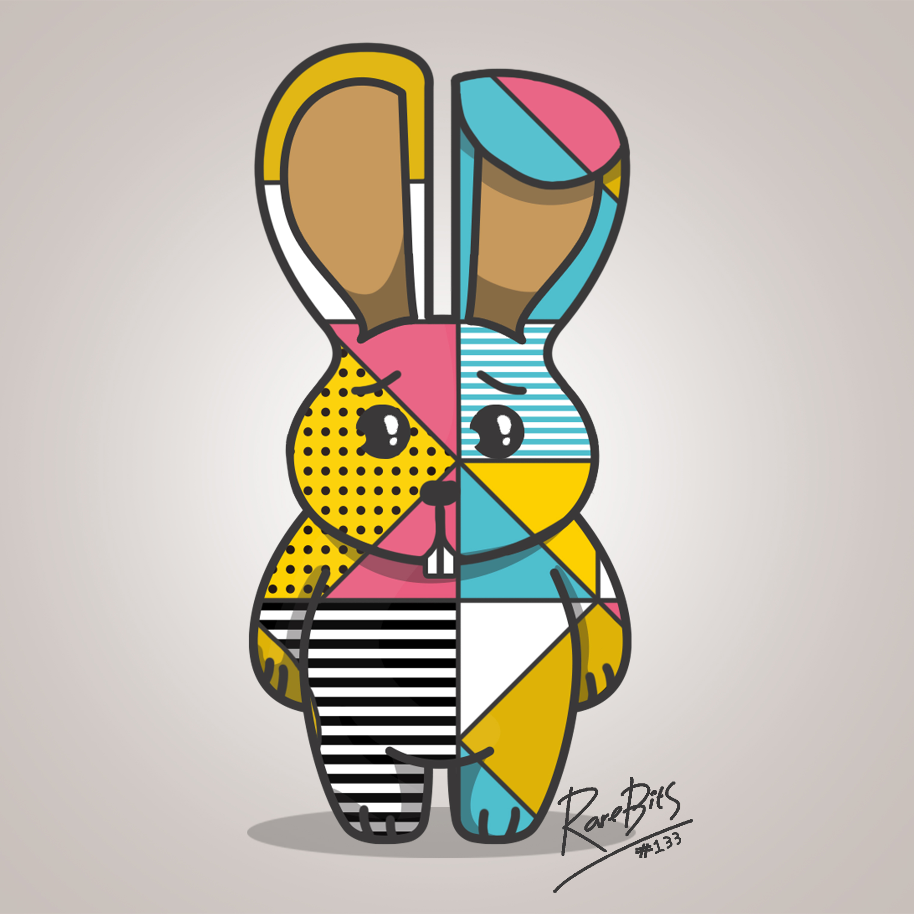 Rarebit #133 - Bauhaus Bunny No.9