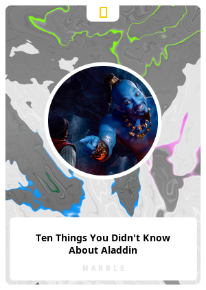 Ten Things You Didn't Know About Aladdin