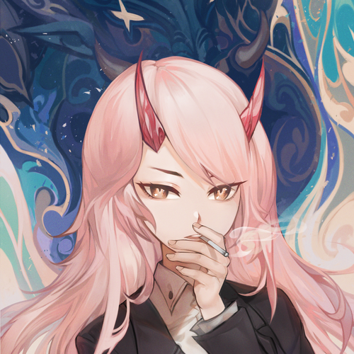 Oni smoking