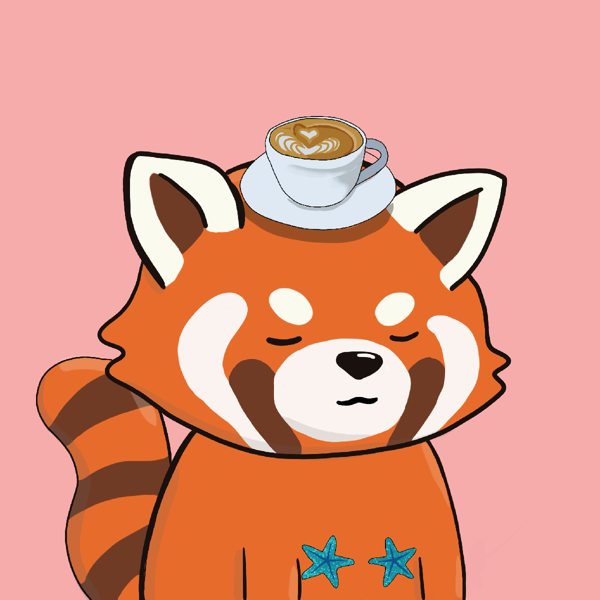 Okay Red Panda #6664
