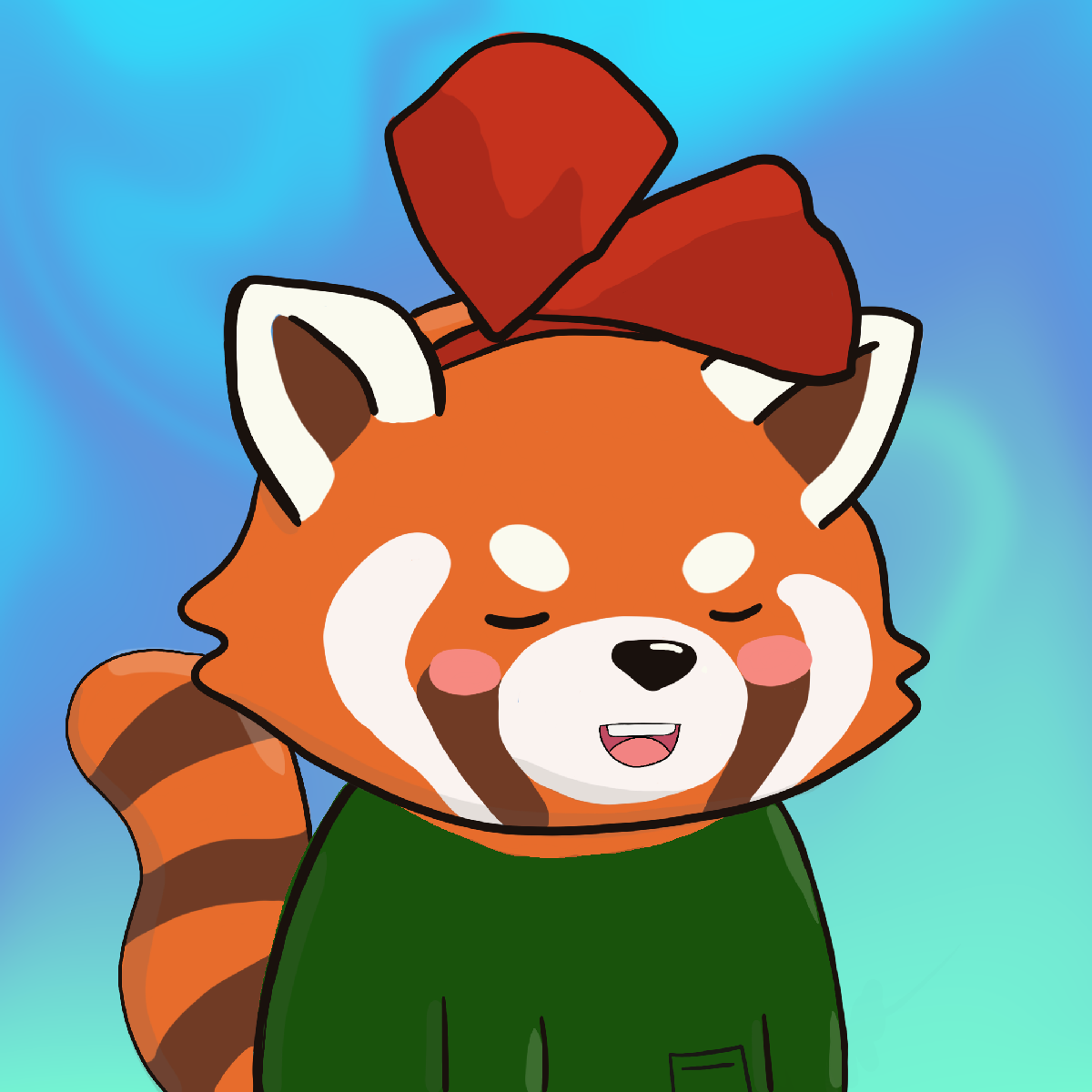 Okay Red Panda #7111