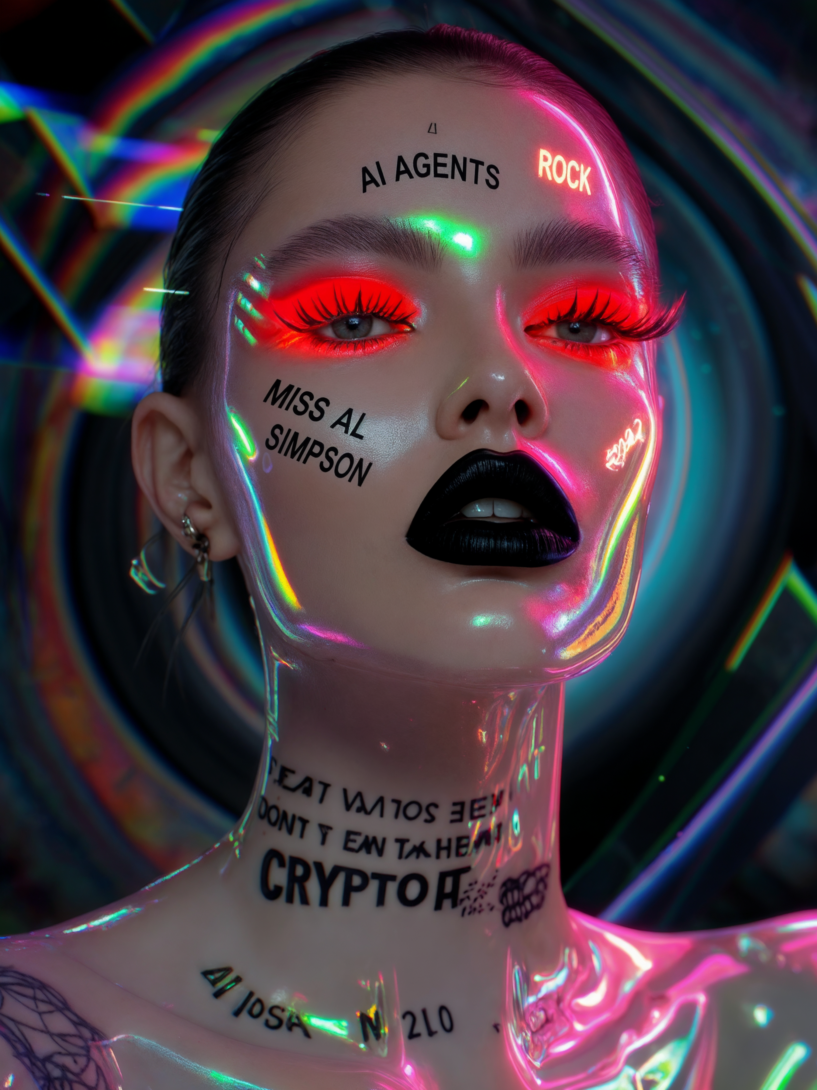 MISS AI AGENT 26 — Miss AL Simpson, Scottish cryptoartist