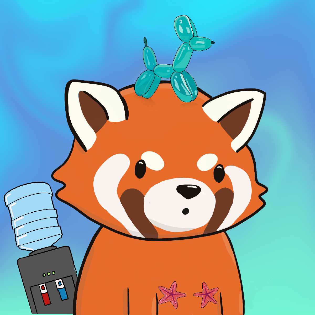 Okay Red Panda #6735