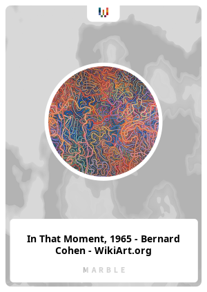 In That Moment, 1965 - Bernard Cohen - WikiArt.org