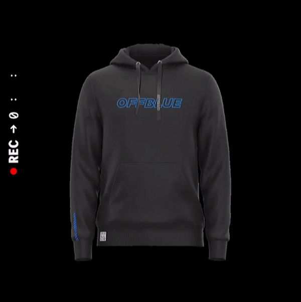 ＲＩＰ- $BLUE HOODIE 𝚙𝚛𝚘𝚝𝚘𝚝𝚢𝚙𝚎 - OFF BLUE