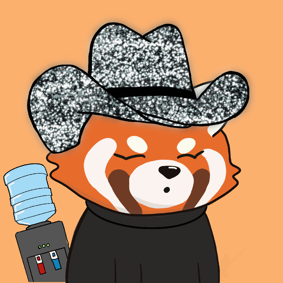 Okay Red Panda #8428