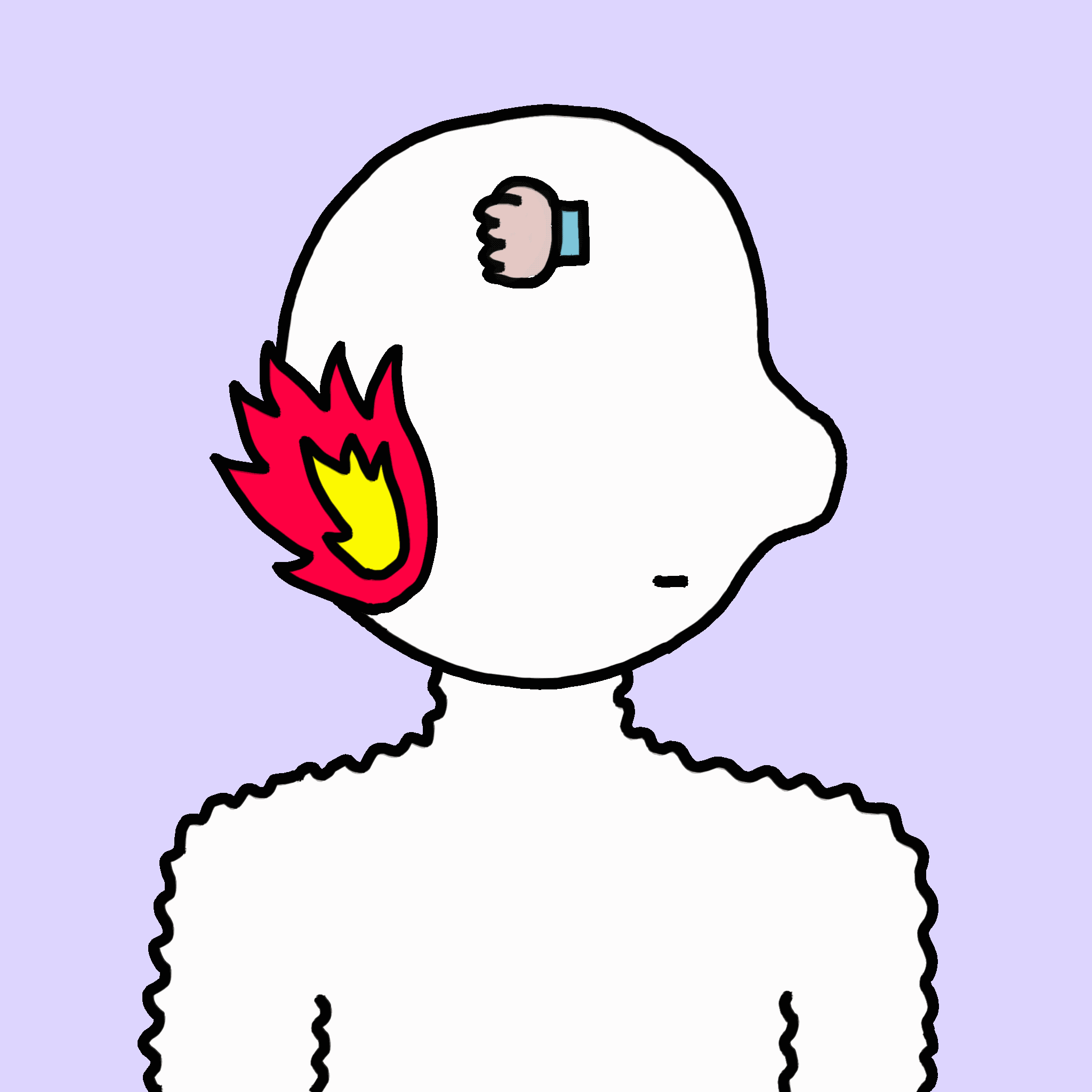 EmoHead #3534: Fearful Crystal