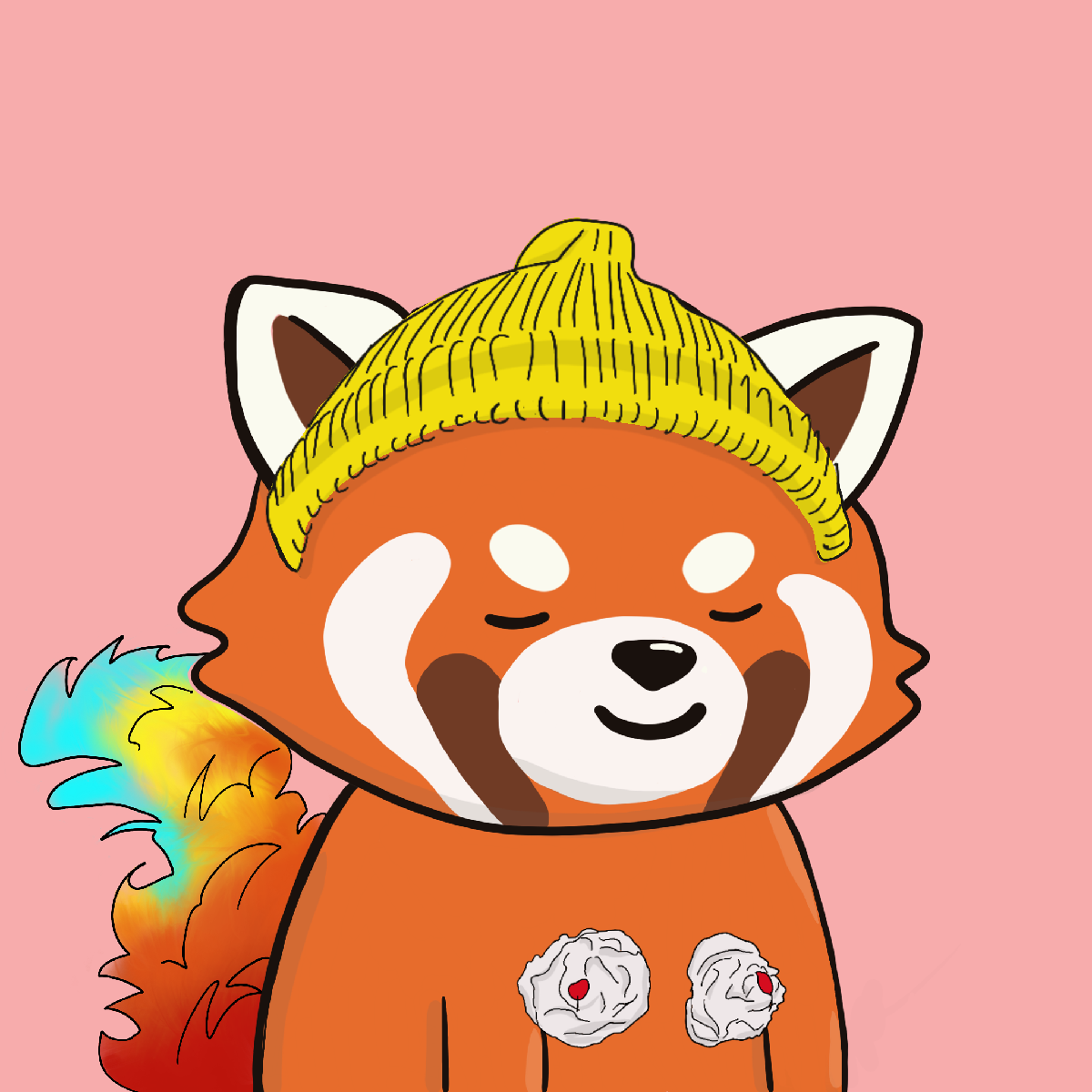 Okay Red Panda #7079