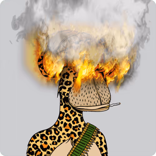 BURNING APE #7920