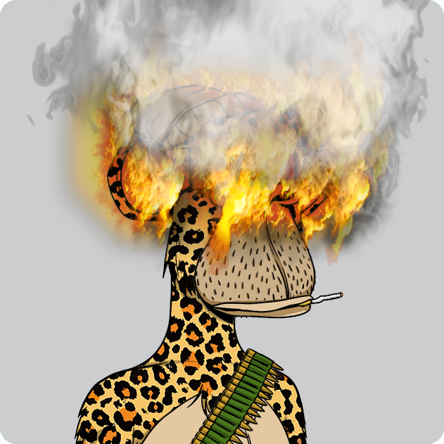BURNING APE #7920