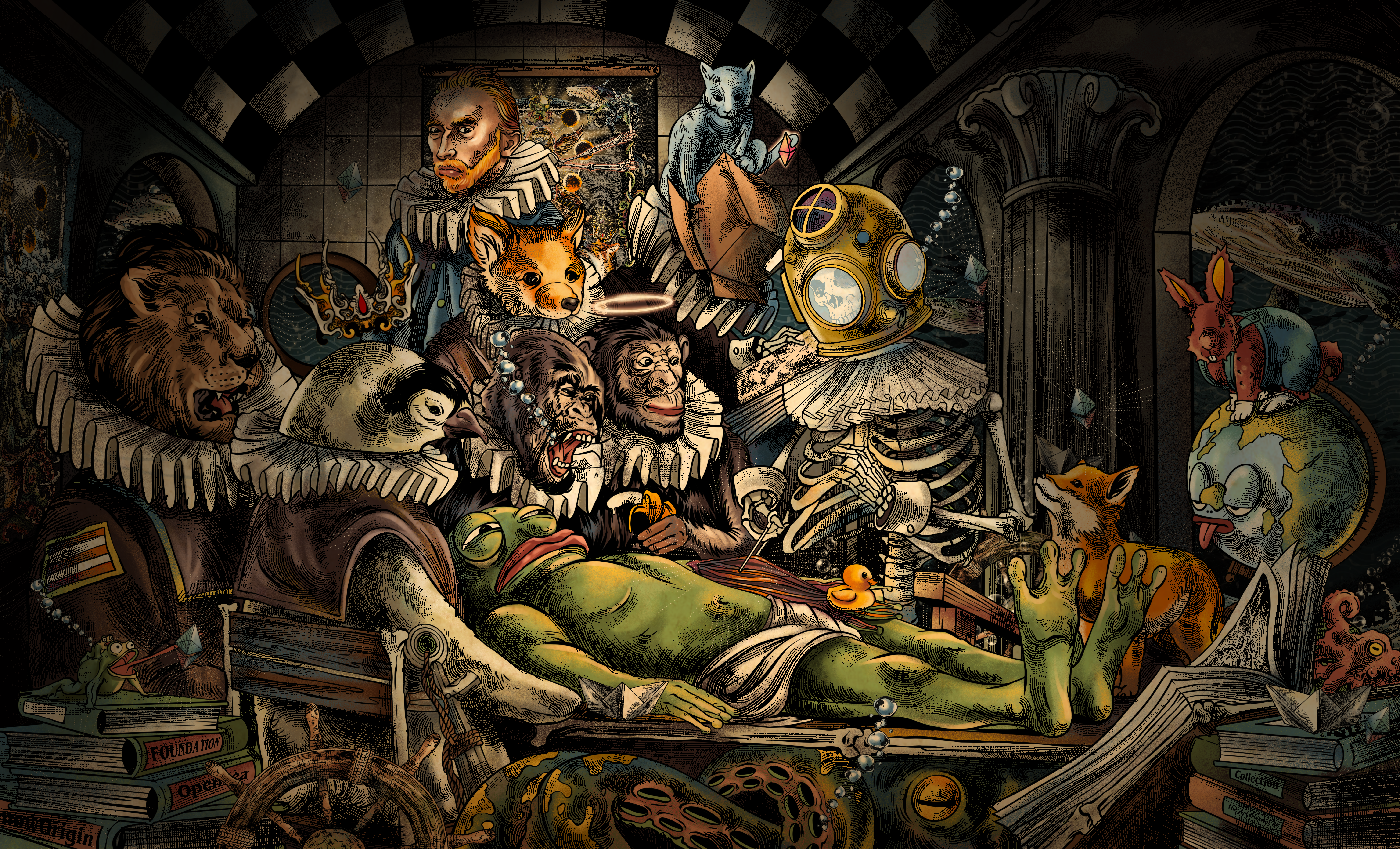 The Anatomy Lesson of ScubaBoy