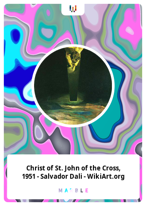 Christ of St. John of the Cross, 1951 - Salvador Dali - WikiArt.org