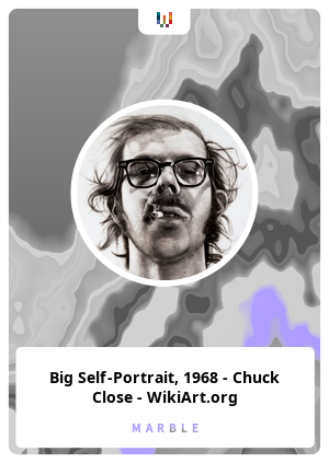 Big Self-Portrait, 1968 - Chuck Close - WikiArt.org