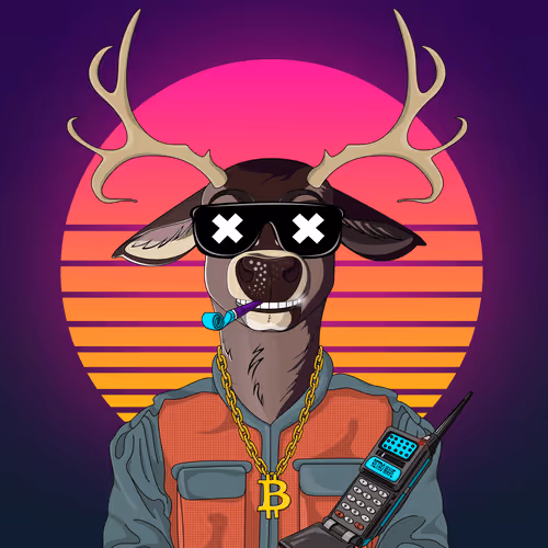 Retrowave deer #1762