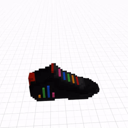 PIXLwear P1 Sneaker (Black/Charcoal), left