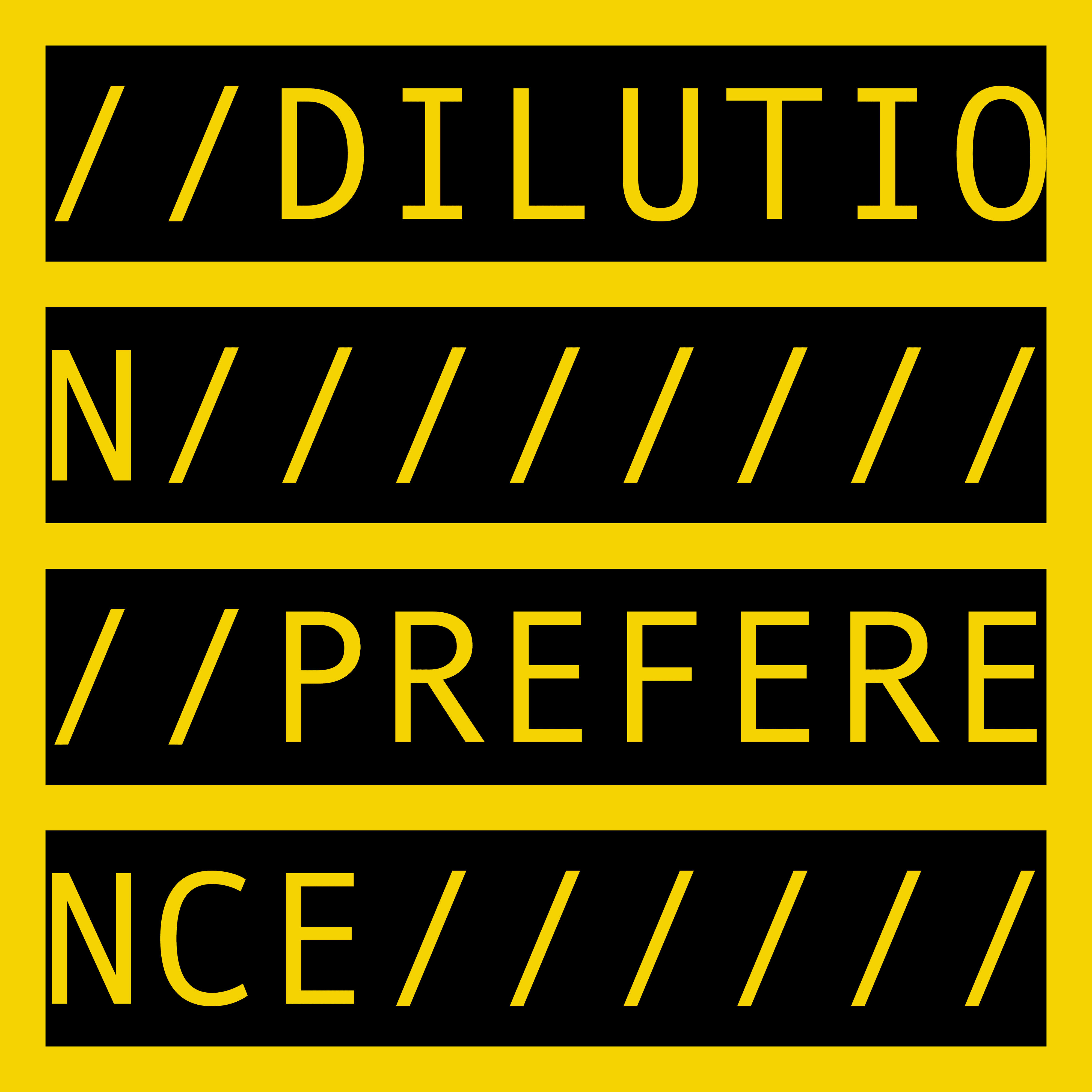 DILUTION PREFERENCE
