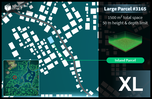 Extra Large #3165 (XL) parcel in Somnium Space