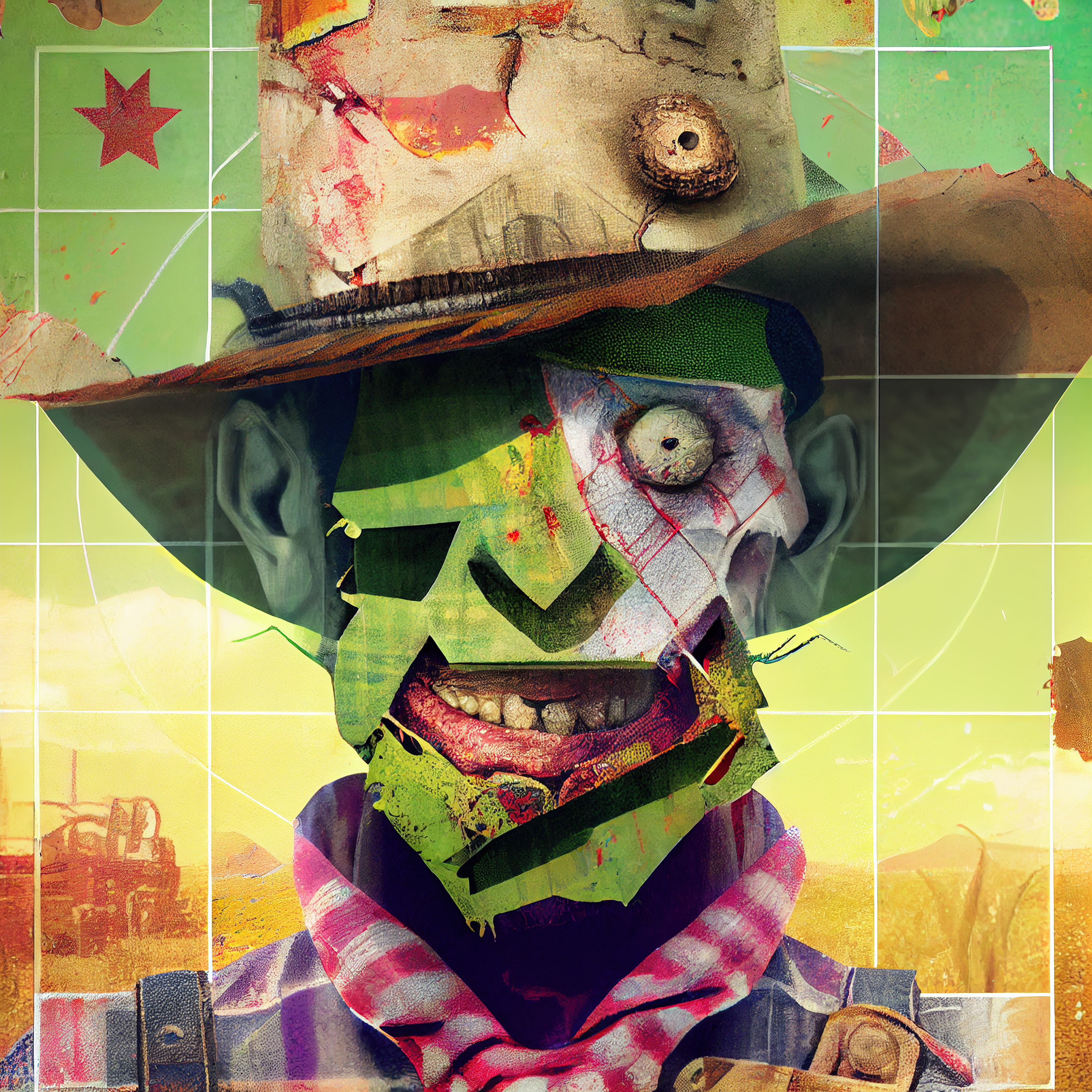 Zombie cowboy