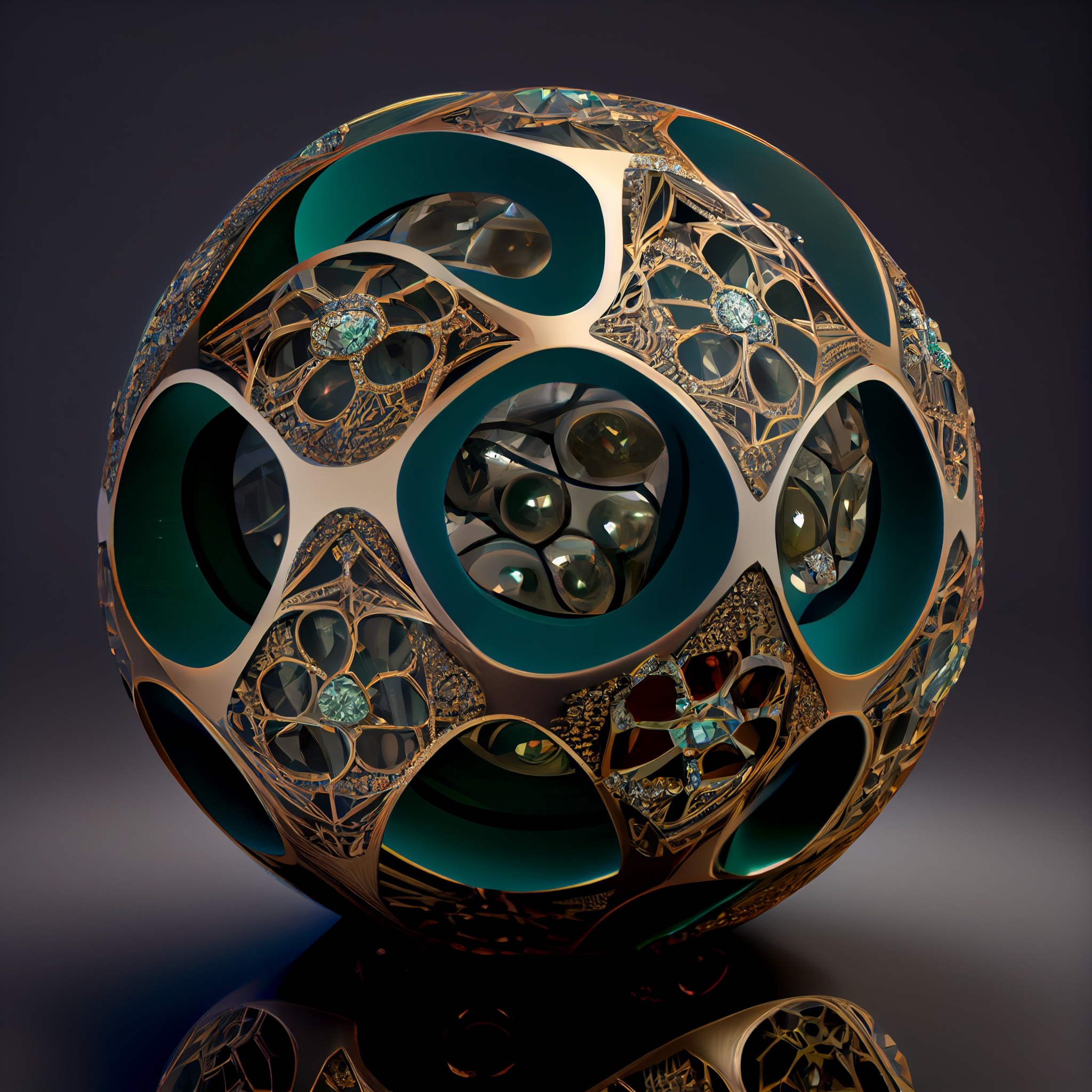 Riemann Spheres: between Mathematics and Art. #45