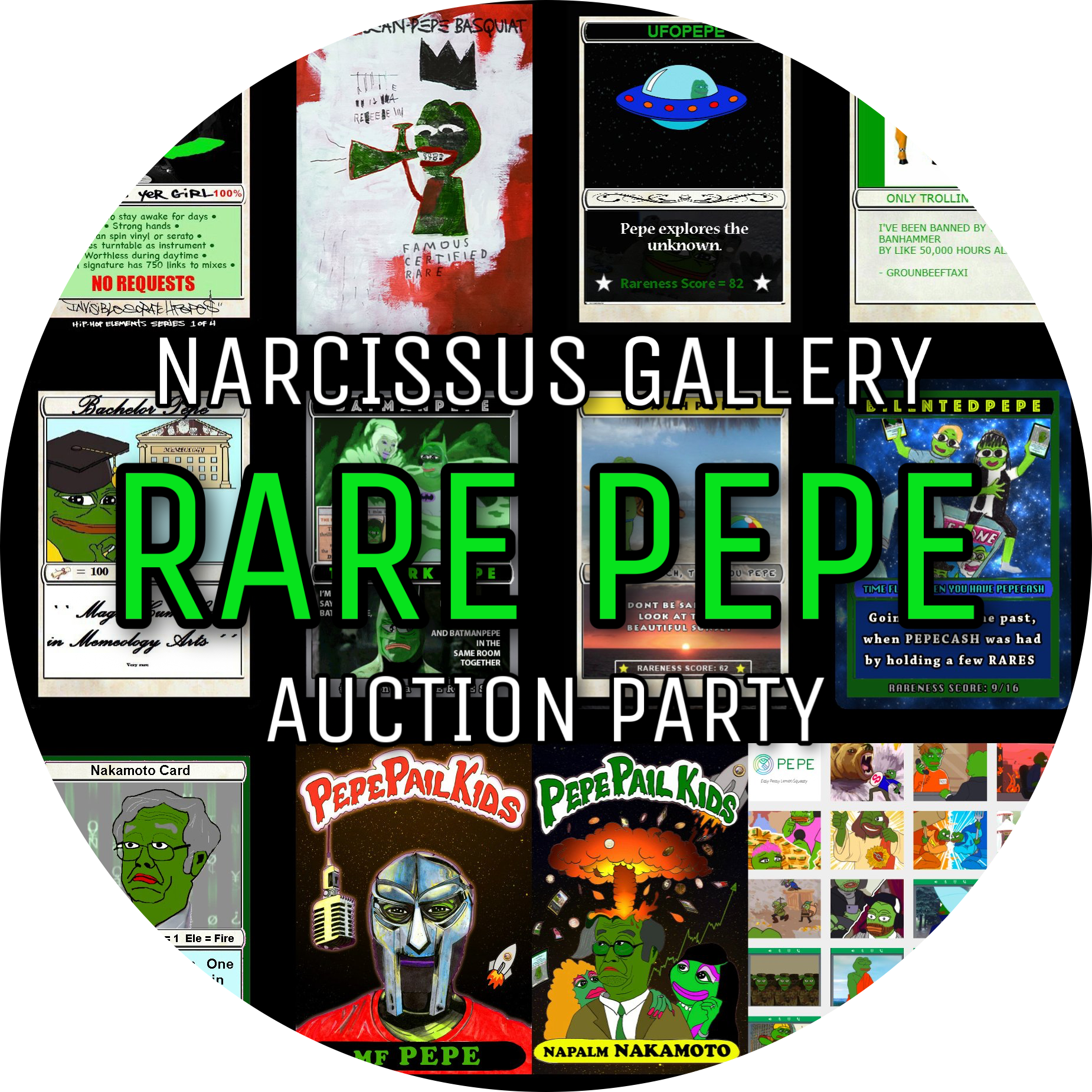 Clubhouse - Narcissus Gallery Rare Pepe Auction 