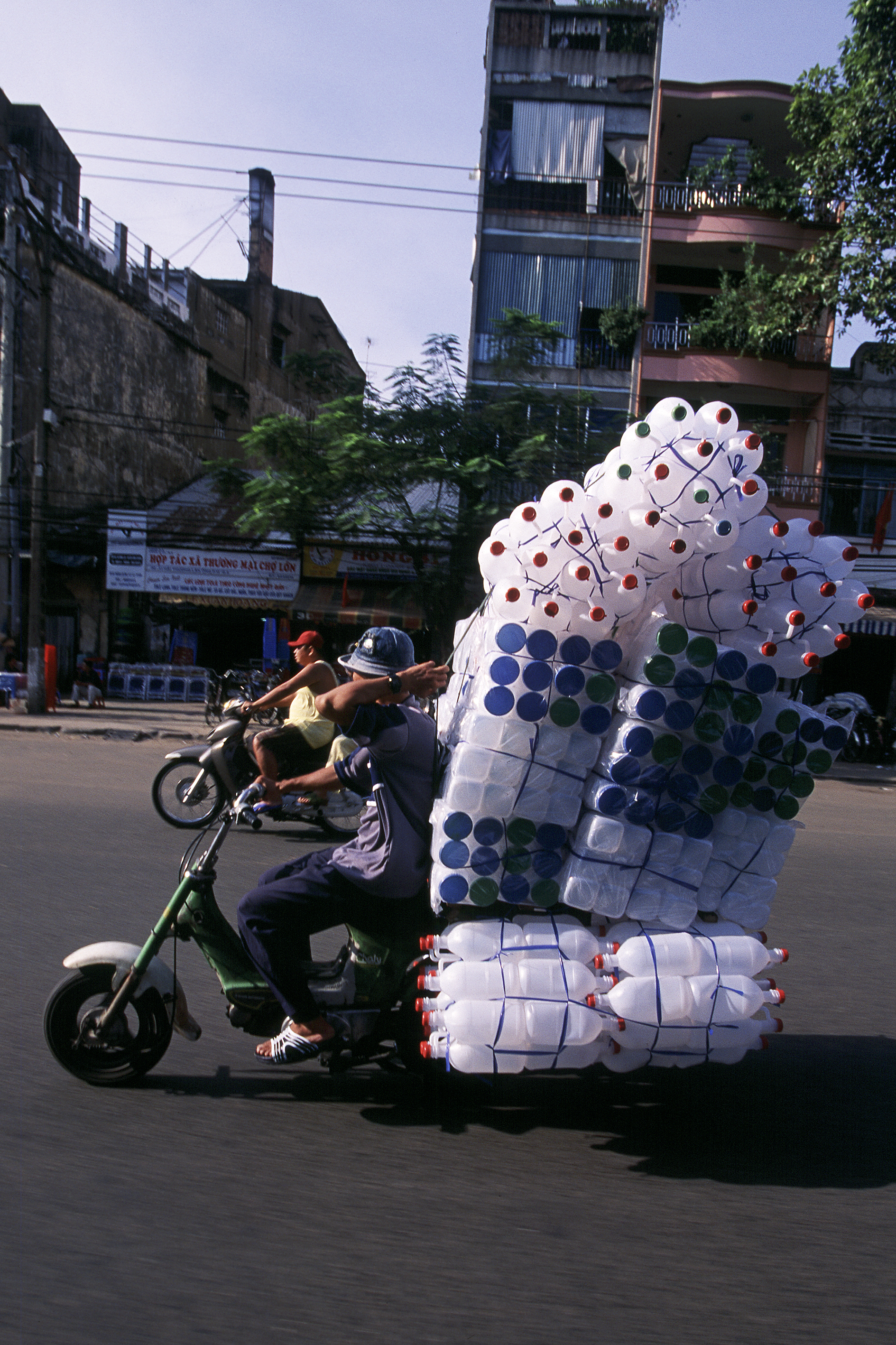 Bikes of Burden #12. Plastic Bottles.